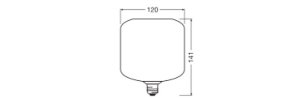 LED Leuchtmittel E27 Glas Grün Ø 12 cm 2700 K 300 lm OSRAM