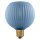LED Leuchtmittel rund Ø 12,5 cm Glas E27 Blau 2700 K OSRAM