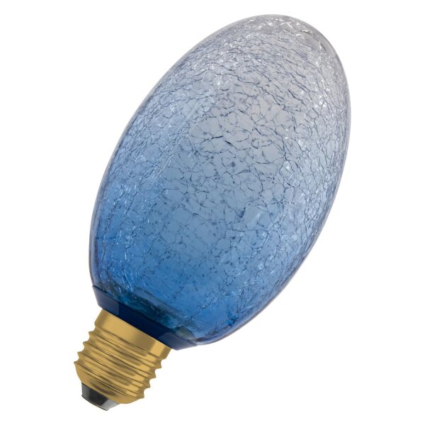 LED Deko Leuchtmittel Glas E27 Blau 2700 K 300 lm OSRAM