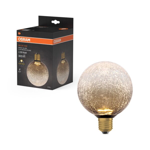 LED Leuchtmittel E27 Glas Braun Ø 12,5 cm 2700 K 300 lm OSRAM