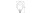 LED Leuchtmittel Glas Schwarz Ø 12,5cm E27 2700K 300lm OSRAM