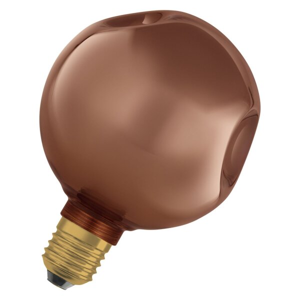 LED Leuchtmittel E27 Glas Ø 12,5 cm 2700 K 300 lm Rosé OSRAM