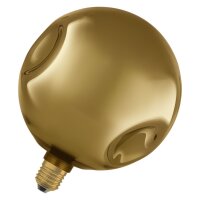 LED Leuchtmittel E27 &Oslash; 20 cm Glas in Gold 2700 K...