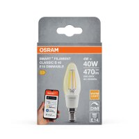 LED Leuchtmittel E14 2700 K 470 lm Kerzenform Smart OSRAM