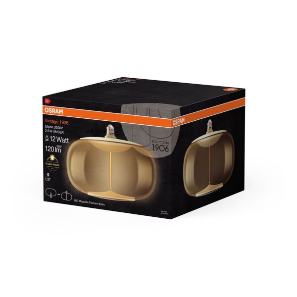 LED Leuchtmittel E27 Ø 30 cm XXL Deko 2700 K 120 lm OSRAM