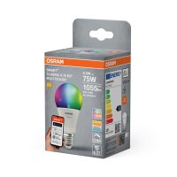 LED Leuchtmittel E27 RGB CCT 1055 lm App Steuerung OSRAM