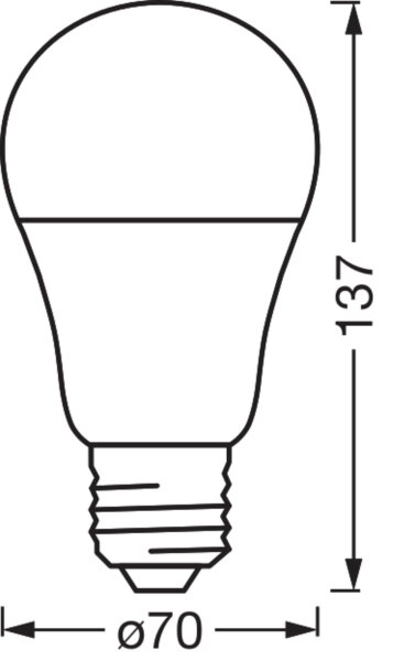 LED Leuchtmittel E27 RGB CCT 1521 lm hell Dimmbar Smart OSRAM