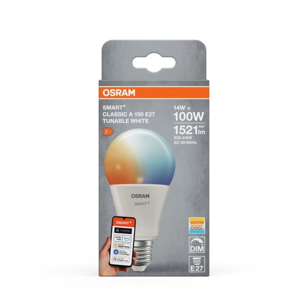 LED Leuchtmittel E27 2700-6500 K 1521 lm Smart OSRAM