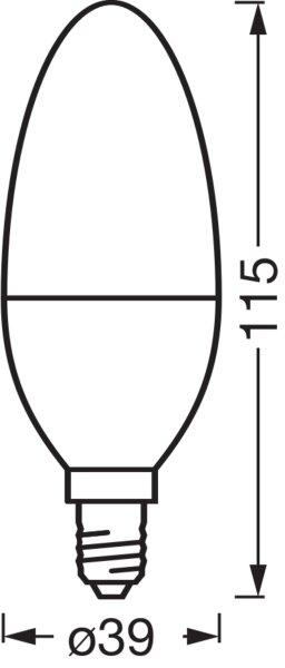 LED Leuchtmittel E14 2700-6500 K 470 lm Smart Dimmbar OSRAM