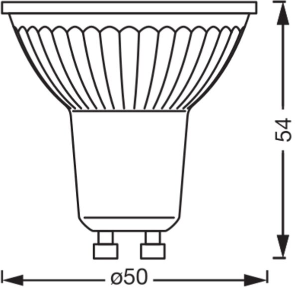 LED Leuchtmittel RGB CCT GU10 350 lm Smart Dimmbar OSRAM