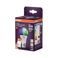 LED Leuchtmittel RGB CCT 806 lm Smart B22d 4er Set OSRAM