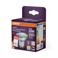 LED Leuchtmittel GU10 RGB CCT 300 lm Smart 4er Set OSRAM