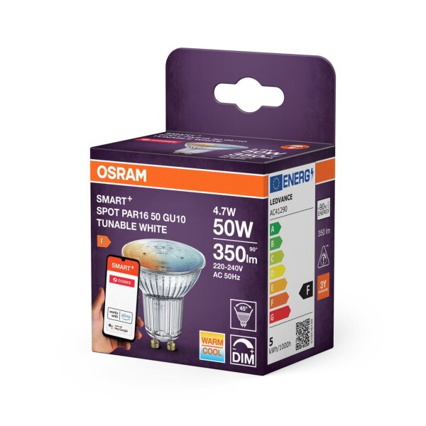 LED Leuchtmittel GU10 2700-6500 K 350 lm Smart OSRAM