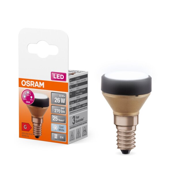 LED Leuchtmittel E14 3 Step Dim 4000 K 270 lm klein OSRAM