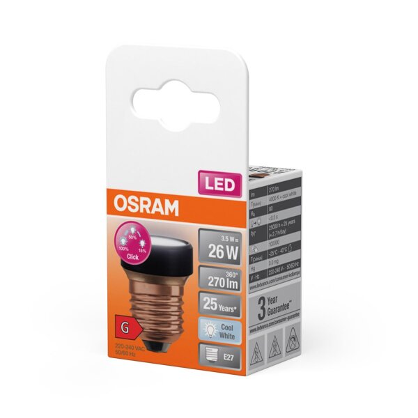 LED Leuchtmittel E27 3 Step Dim Ø 3,5 cm 4000 K 270 lm OSRAM