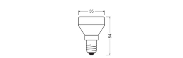 Leuchtmittel LED E14 4000 K 300 lm Ø3,5 cm klein OSRAM