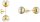 Wandleuchte Up Down 2-flammig Glas Gold E27 H:40 cm