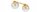 Deckenleuchte 2-flammig Glas Metall Gold E27 L:60 cm