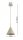 Hängelampe Metall Beige Kegel E27 B:19 cm Modern