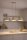 Pendelleuchte 3-flammig Metall Beige E27 L:70 cm