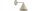 Wandleuchte mit Arm Metall Beige E27 T:24 cm wohnlich