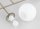 Pendelleuchte 2-flammig Glas Metall Beige E27 40 cm