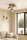 Wandlampe blendarm Glas Metall Beige E27 T:20 cm Modern