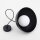 Pendelleuchte Glas Metall Schwarz E27 B:30 cm blendarm