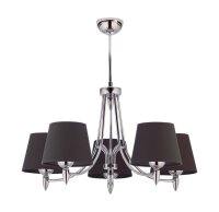 Lustre ALAION Ø70cm Graphite Chrome Table de salle...