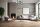 Deckenlampe 6-flammig Rauchglas Schwarz E27 L:70 cm