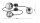 Deckenlampe Rauchglas Schwarz 3-flammig E27 L:70 cm