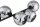 Deckenlampe 5-flammig Rauchglas Schwarz E27 B:80 cm