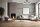 Deckenlampe 5-flammig Rauchglas Schwarz E27 B:80 cm