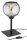 Tischleuchte Rauchglas Schwarz E27 H:30 cm blendarm