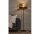 Stehlampe Tripod Schwarz Gold E27 H:150 cm Dreibein