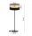 Stehlampe Tripod Schwarz Gold E27 H:150 cm Dreibein