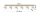 Deckenspot verstellbar 6-flammig GX53 L:80 cm Ecru Gold
