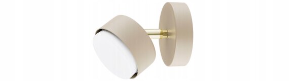 Wandstrahler schwenkbar Ecru Gold GX53 H:10 cm Modern