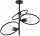 Deckenleuchte Schwarz Metall E27 B:40 cm Ringe Modern