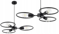 Pendelleuchte 3-flammig Schwarz E27 B:60 cm Modern