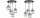 Pendelleuchte 4-flammig Glas Silber E27 L:30 cm Metall