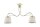 Lampe de plafond L:80cm LOCOLA Tissu Lampe salle &agrave; manger