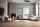 Pendelleuchte 6-flammig Metall Glas Silber E27 L:60 cm