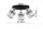 Deckenspot verstellbar 3-flammig E27 B:60 cm Modern