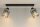 Deckenspot flexibel 2-flammig Glas Metall E27 L:40 cm