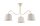 Plafonnier LOCOLA Tissu &Oslash;80cm Salon Lampe