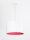 Suspension Blanc Tissu Lampe de table ronde