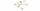 Deckenleuchte 6-flammig Glas Gold E27 B:70 cm blendarm