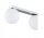 Deckenleuchte 3-flammig Glas Metall E27 L:60 cm Modern