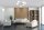 Wandleuchte Glas Metall Silber blendarm E27 T:20 cm